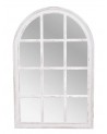 Lustro okno białe małe