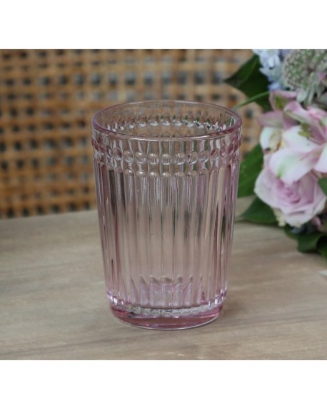 Kubek łazienkowy Pink Glass