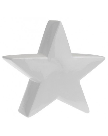 Gwiazda dekoracyjna z porcelany