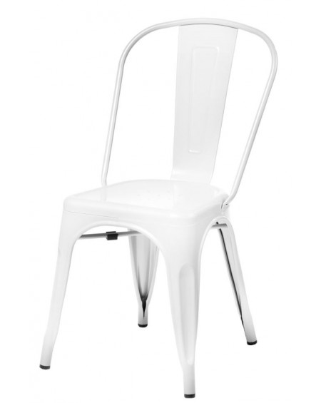 Krzesło Metalove white