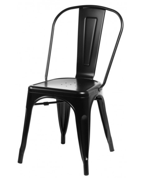 Krzesło Metalove black