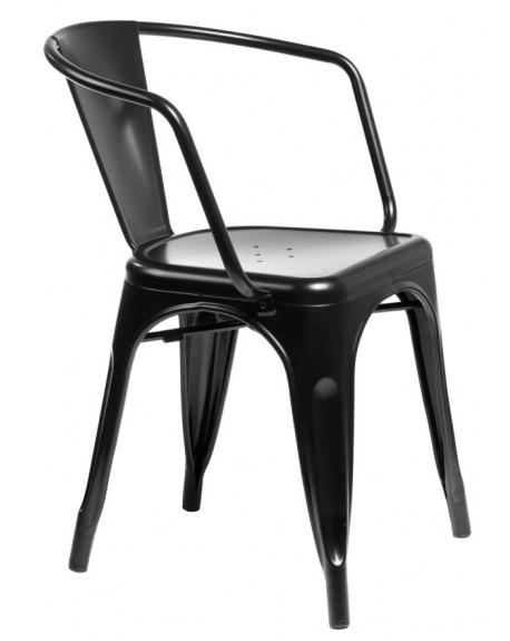 Krzesło Metalove Arms black