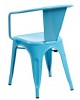 Krzesło Metalove Arms blue
