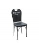 Krzesło metalowe Bistro Paris