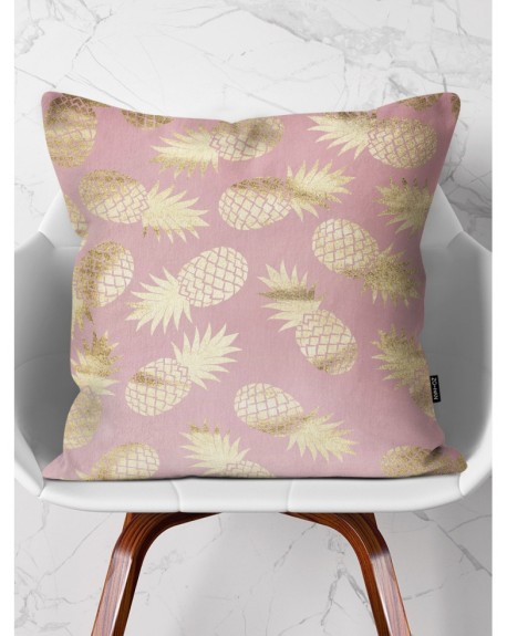 Poduszka dekoracyjna Gold Pineapples