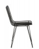 Krzesło metalowe Milazo czarne