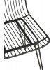 Krzesło metalowe Milazo czarne