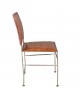 Krzesło metalowe Leather