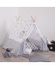Namiot dla dzieci - drewniana konstrukcja, 110 x 107 x 106 cm