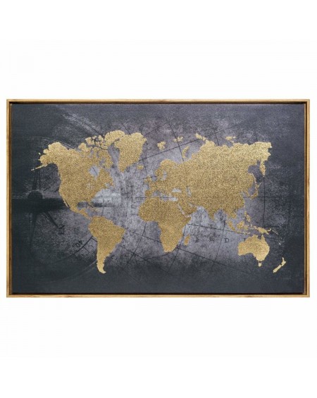 Dekoracja ścienna płótno Mapa Świata