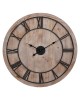 Wielki zegar drewniano-metalowy