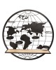 Półka metalowa Mapa Świata