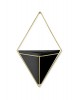 Doniczka ceramiczna Triangle czarna