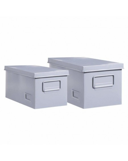 Pudełka metalowe na dokumenty 2 BOXES