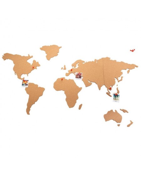 Mapa Świata korkowa102x50