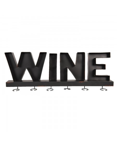 Wieszak ścienny na kieliszki do wina WINE