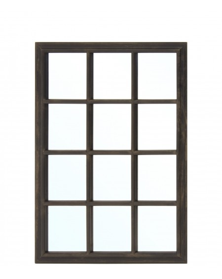 Lustro okno Brown-Black