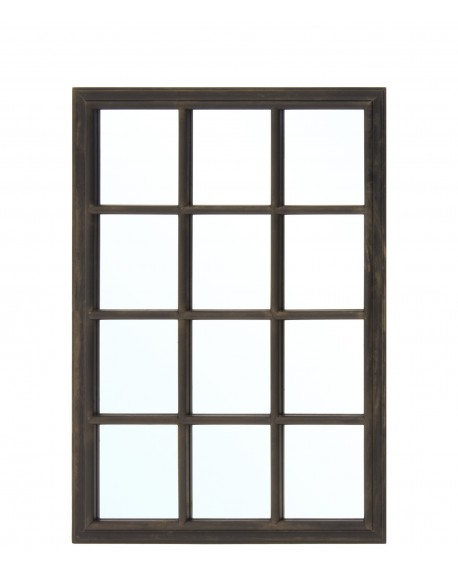 Lustro okno Brown-Black