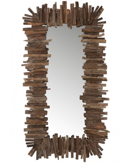 Lustro 180 cm drewno z odzysku