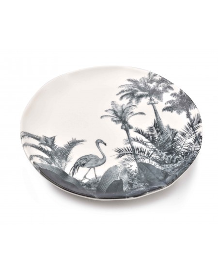 Talerz porcelanowy Palm Leaves