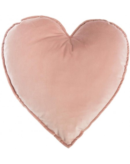 Poduszka w kształcie serca pudrowa