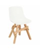 Krzesło na drewnianej podstawie Woodrow