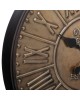 Zegar metalowy stare złoto Old Town 60 cm