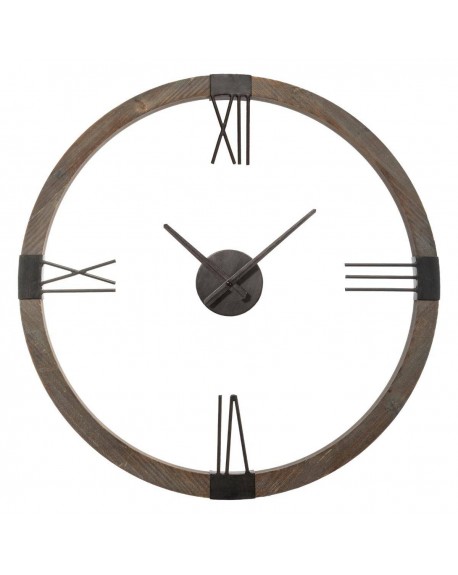 Zegar ścienny drewniany Loft