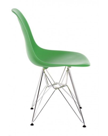 Krzesło Comet chrome dark green