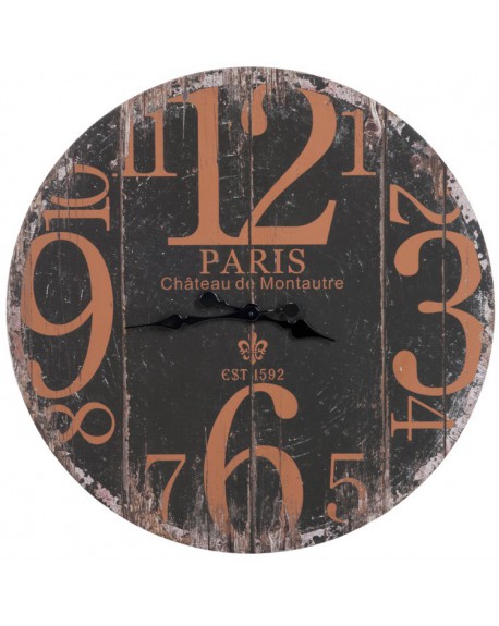 Zegar drewniany Paris 1592 brązowy