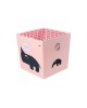 Pudełko ze zwierzakami różowe