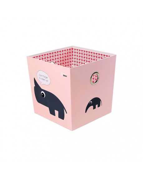 Pudełko ze zwierzakami różowe
