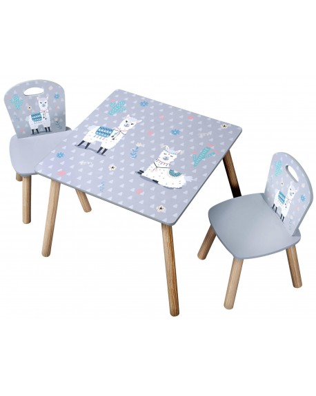 Zestaw dla dzieci - stolik i krzesła TORUA