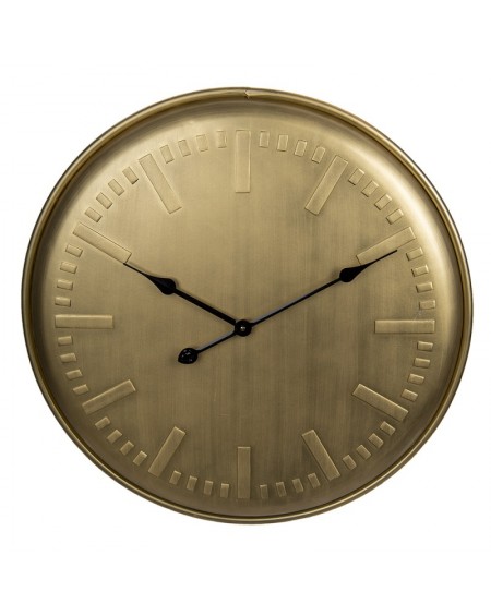Zegar ścienny złoto-miedziany Minimal 49 cm