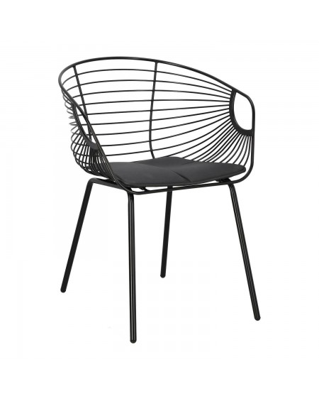 Krzesło metalowe Krzesło Sligo czarne
