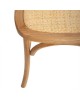 Krzesło Vintage drewniane z plecionką naturalne