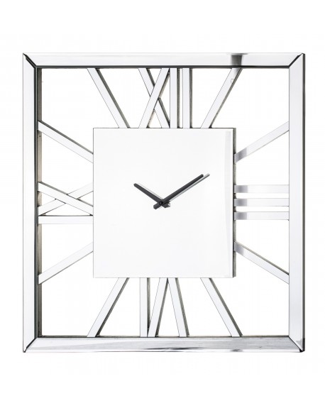 Zegar lustrzany kwadratowy 60x60 cm