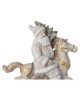 Figurka - Mikołaj i koń na biegunach