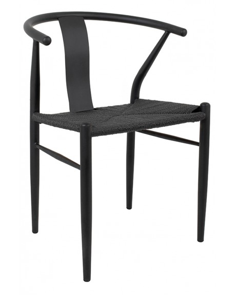 Krzesło WISHBONE metalowe