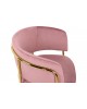 Krzesło barowe aksamit DELTA 65