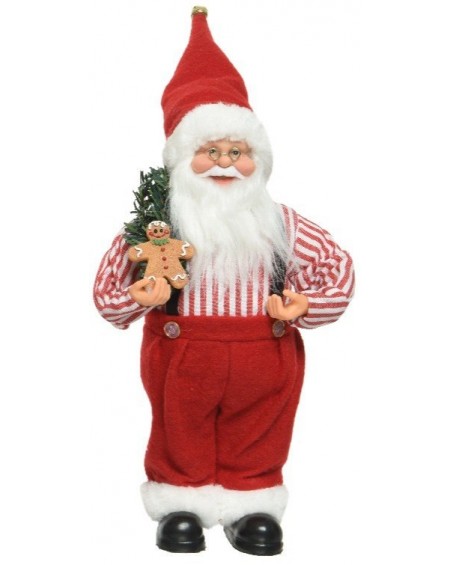 Figurka - Mikołaj z piernikowym ludzikiem