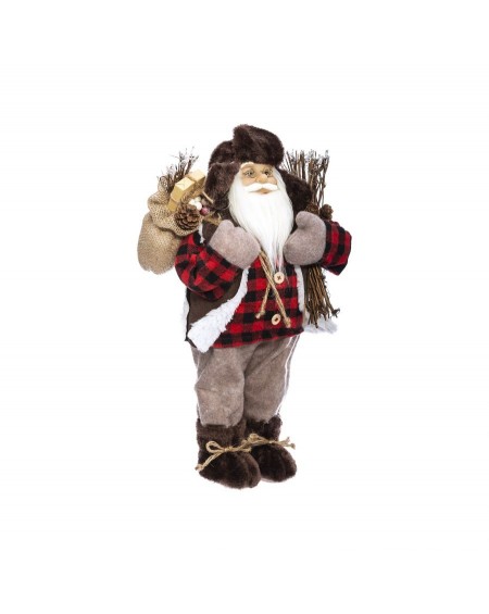 Figurka Święty Mikołaj z workiem 60 cm