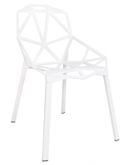 Krzesło SPLIT PREMIUM czarne - aluminium