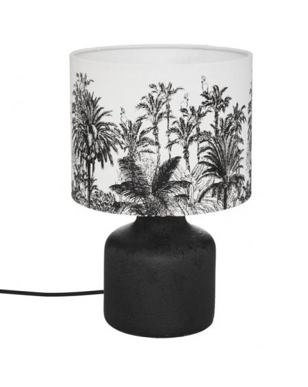 Lampa stołowa czarna Palms 33,5 cm