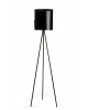 Kwietnik metalowy czarny z osłonką 110 cm