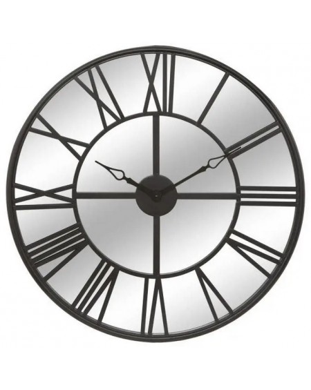 Zegar lustro Mirror czarny 70 cm