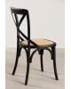 Krzesło z plecionym siedziskiem Amalfi