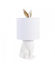 Lampa stołowa Rabbit biało-złota 45 cm