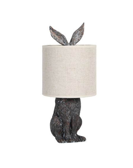 Lampa stołowa Rabbit beżowo-brązowa 45 cm