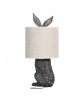 Lampa stołowa Rabbit beżowo-brązowa 45 cm